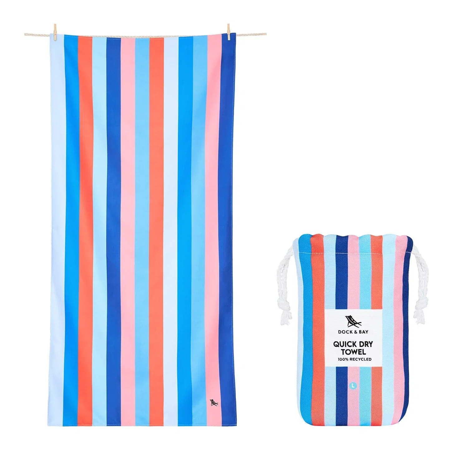 Image of Dock & Bay Quick Dry Towel - Ocean Pavilion