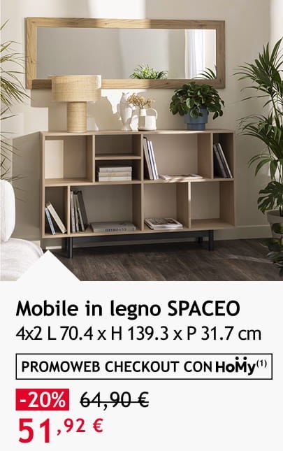 Mobile in legno SPACEO 51,92 €