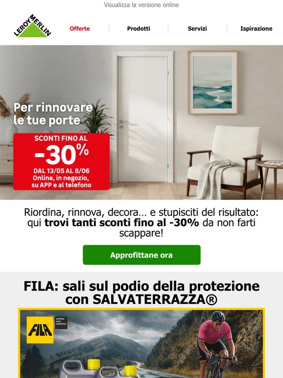 Fino al -30% per una casa ancora più TUA ✨