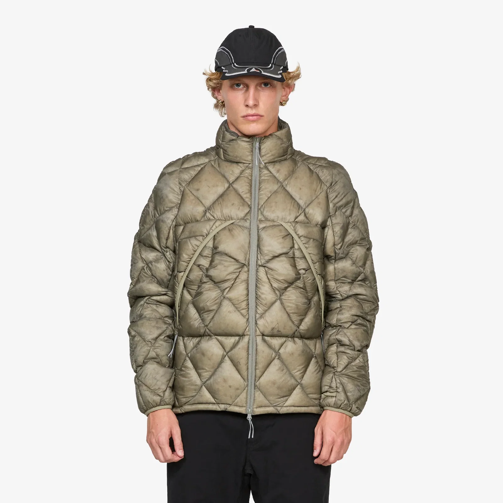 Image of Nuna 800 Fill Power Hooded Down Jacket Sage Green