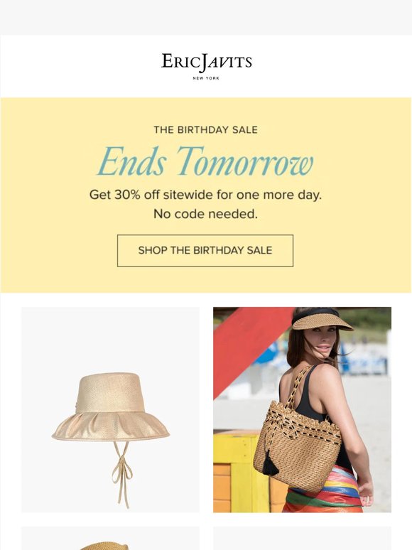 1 Day Left! ⏱️ Shop 30% off EVERYTHING while you can