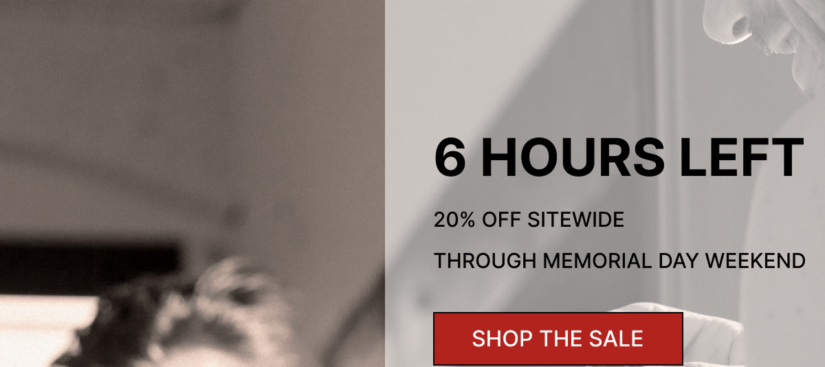 Memorial day sale - Save 20% off Sitewide 