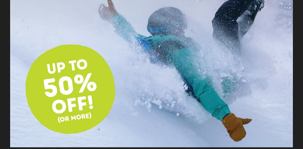 Get Up To 50% Off or More!