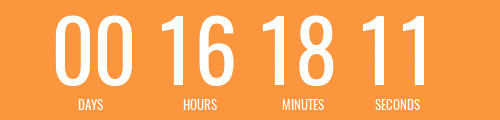 A clock counts down to 23:59 on Monday the 25th of May