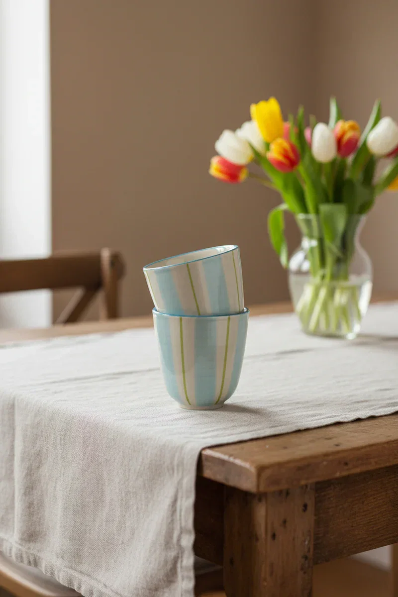 Image of 2er Set Becher LINQUA blau