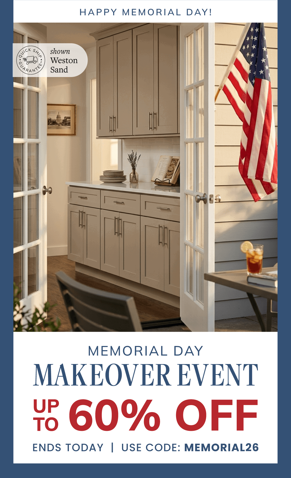 Memorial Day Makeover Event - up to 60% off 