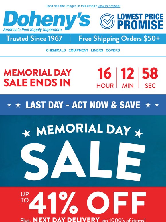 🇺🇸 On Memorial Day — From Our Family to Yours, Final Savings Inside