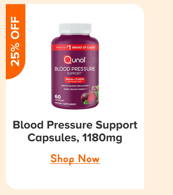 Blood Pressure Support Capsules, 1180mg