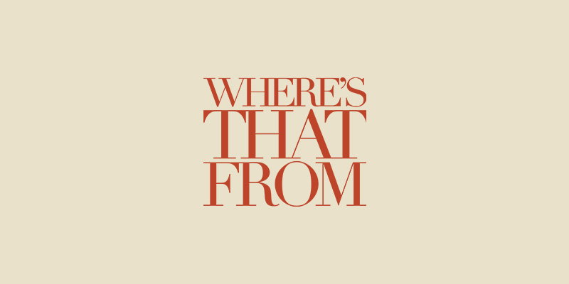 Where's That From: Footwear & Accessories