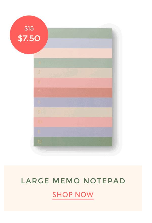 Large Memo Notepad