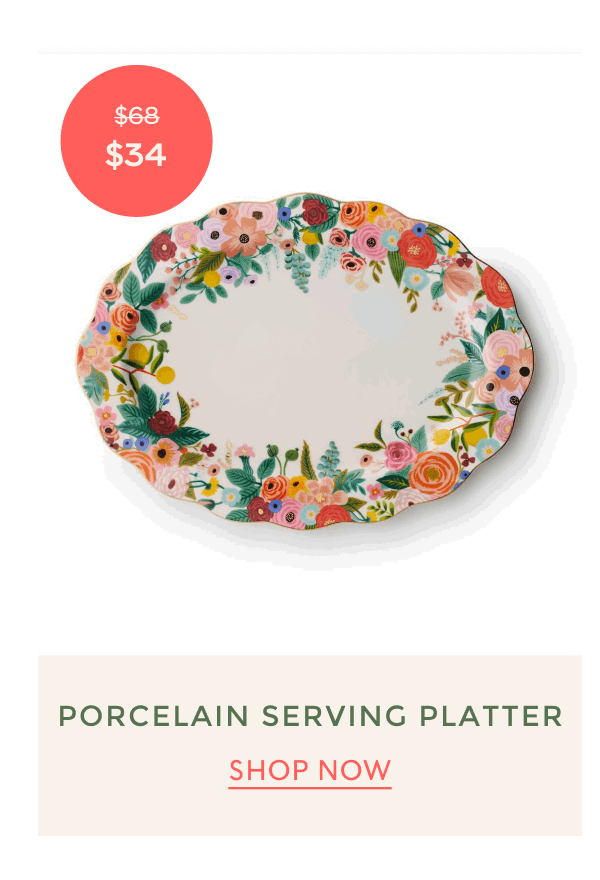 Porcelain Serving Platter