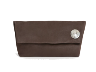 Vesta Clutch Coffee Nubuck