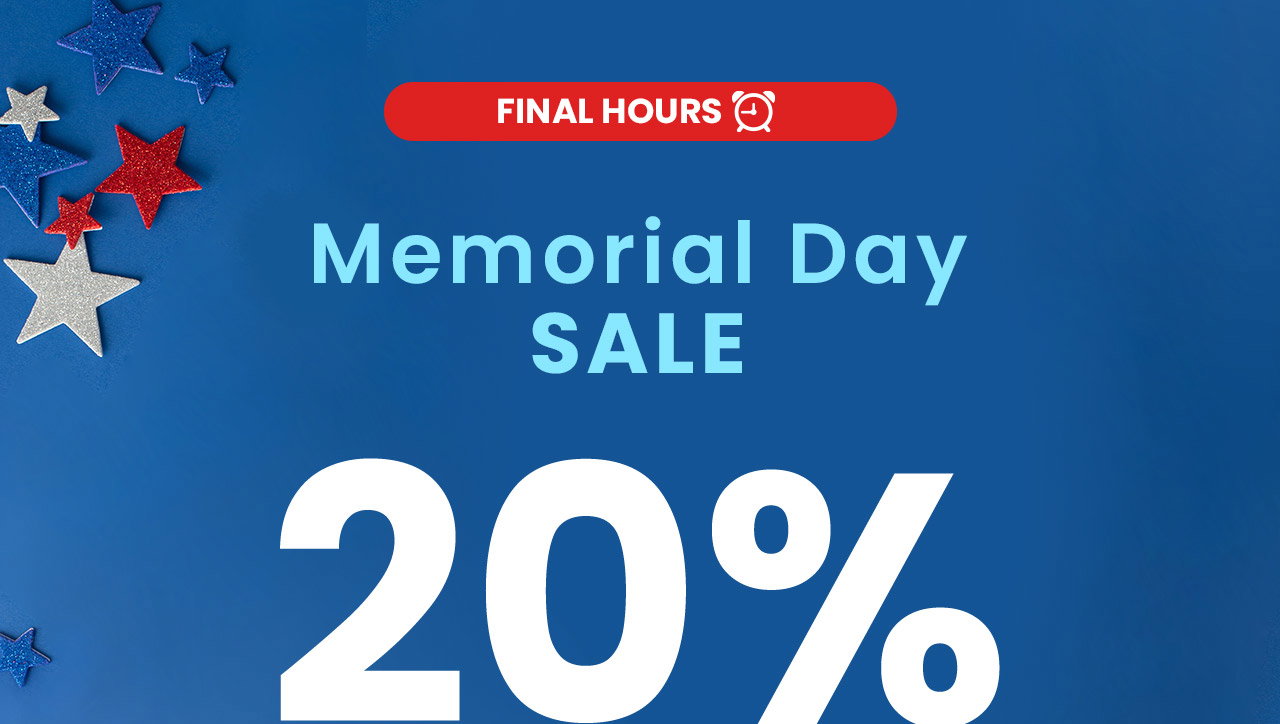 Memorial Day Sale: Final hours. 20% off.* Save on everyday health, beauty, pet, and wellness essentials. Use code: MEMORIALPF. Shop now.