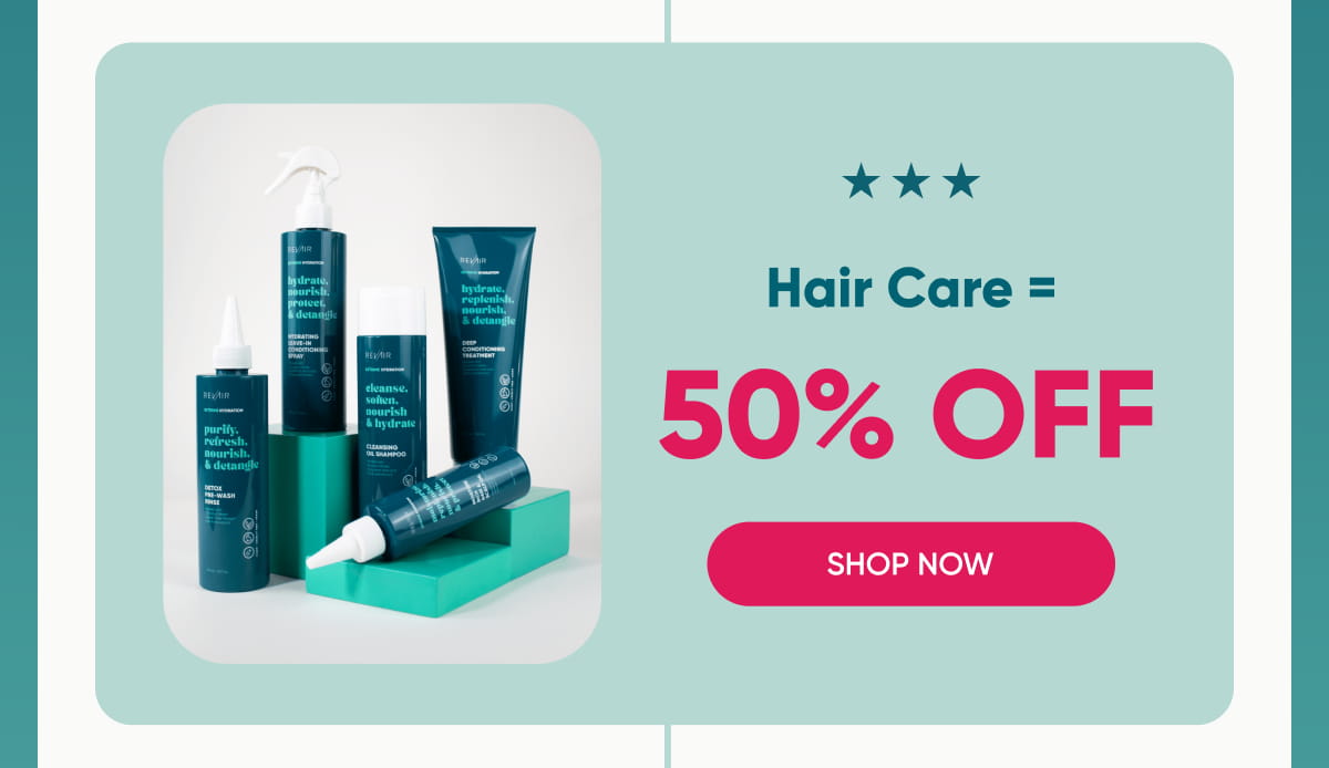 50% OFF Hair Care