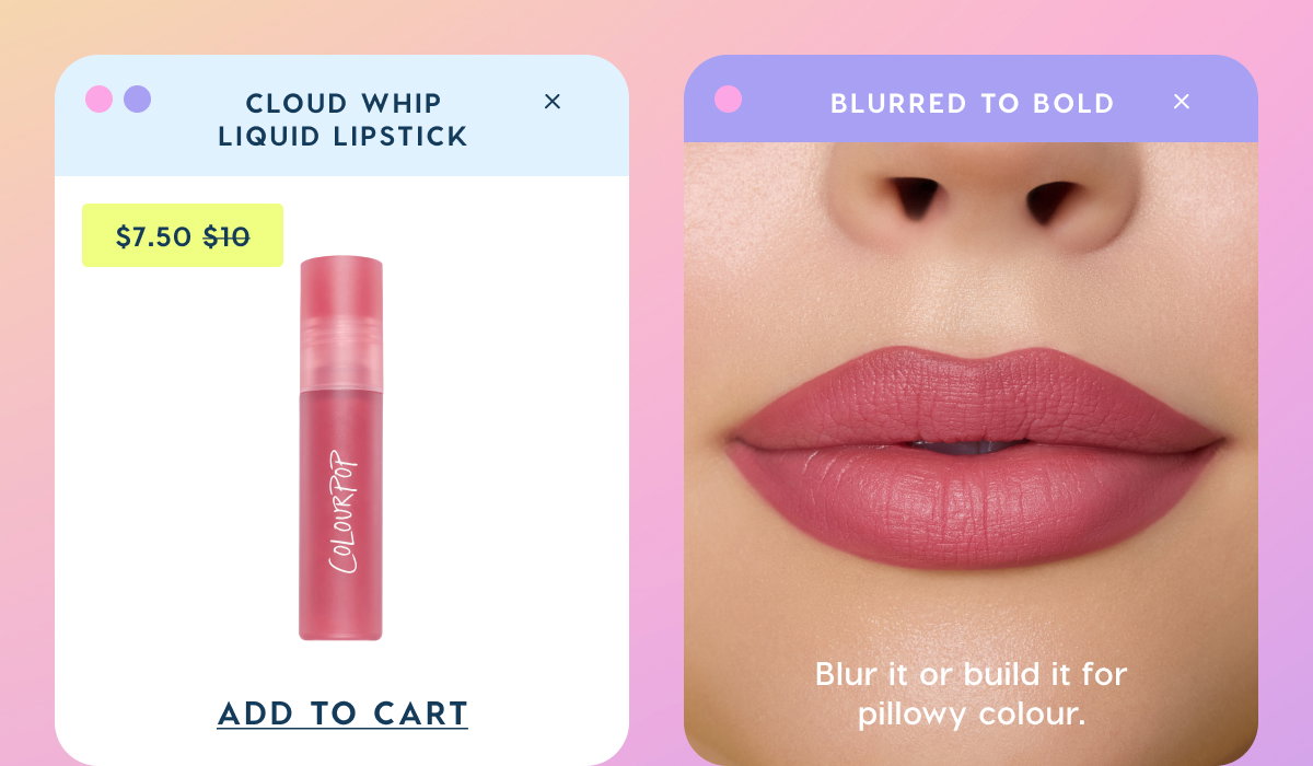 Shop Cloud Whip Liquid Lipstick
