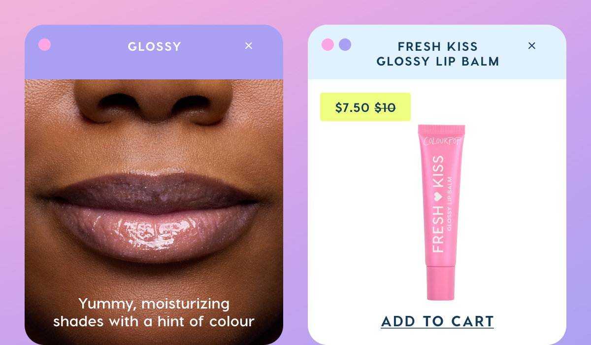 Shop Fresh Kiss Glossy Lip Balm