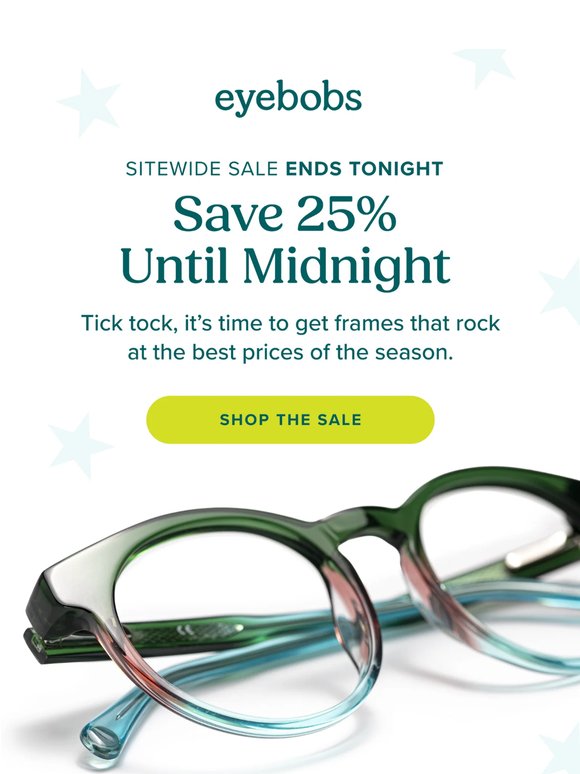 Last chance for 25% off!
