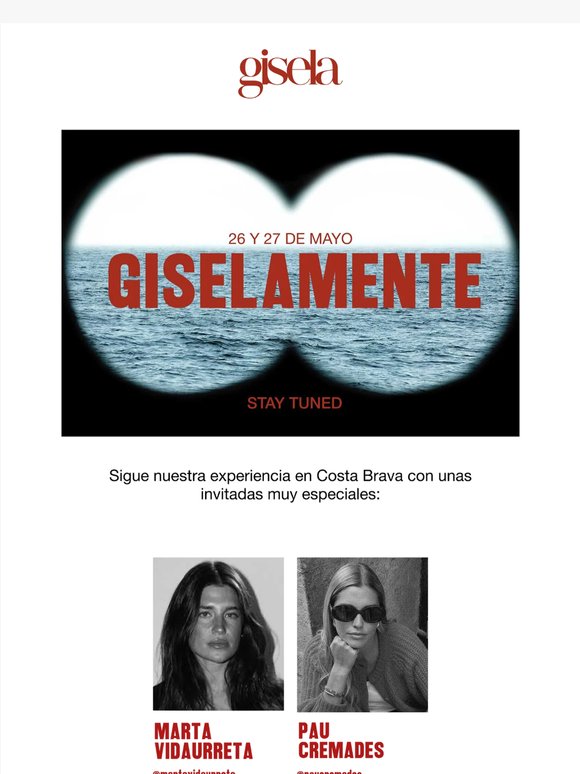 GISELAMENTE ❤️ STAY TUNED