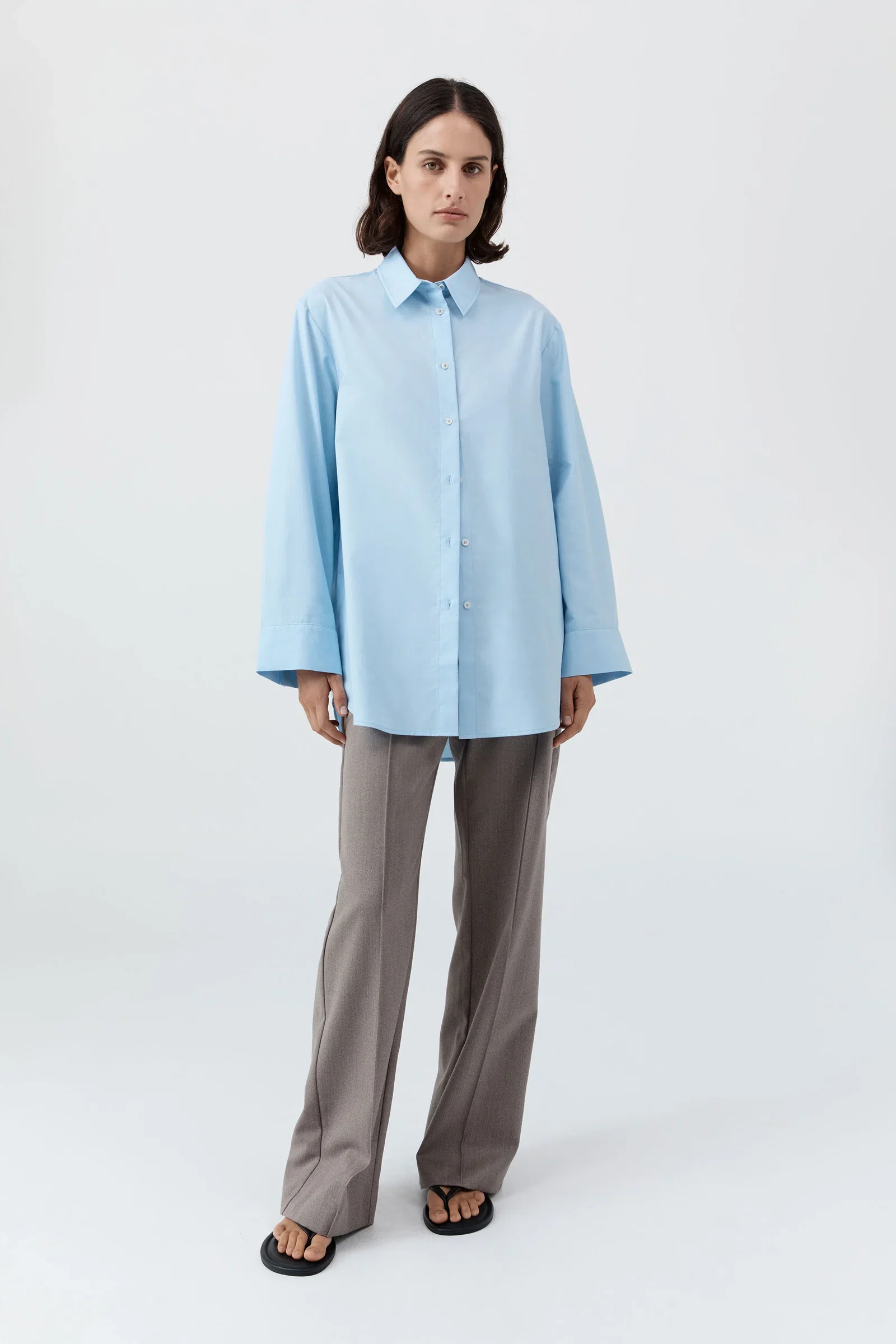 Image of Oxford Shirt - Ciel Blue