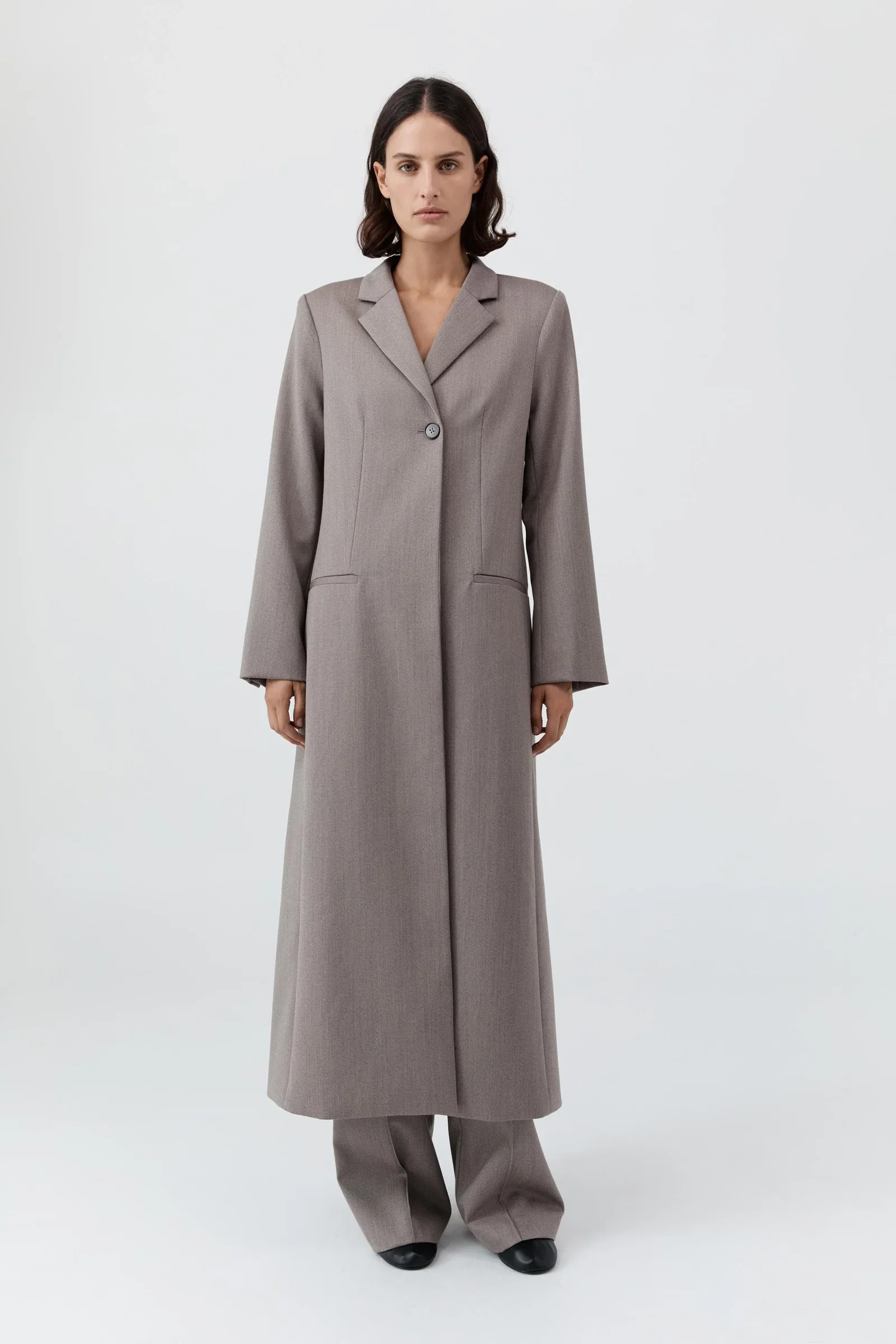 Image of Oupa Tailored Coat - Doe