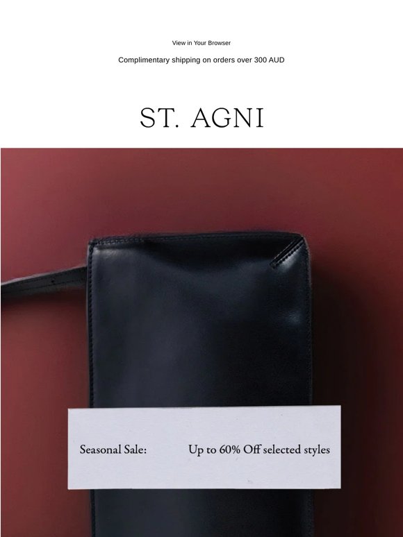 Seasonal Sale: Starts Now