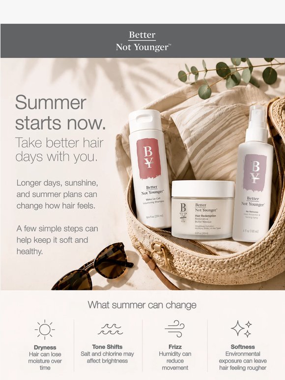 Prep your hair for healthier summer days ahead