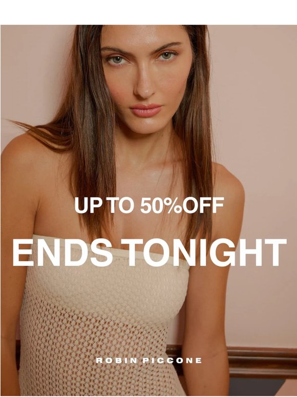 Up to 50% OFF - Ends Tonight