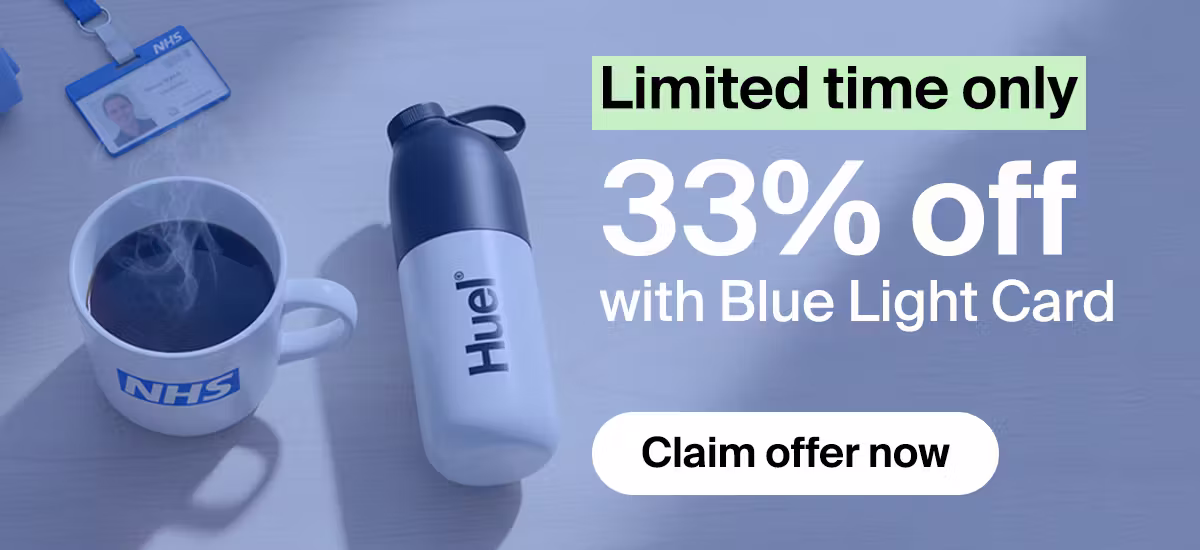 Limited time only. 33% off with Blue Light Card