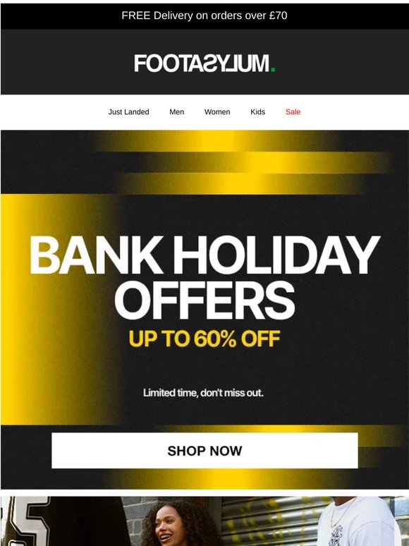 Final chance to shop Bank Holiday Offers!