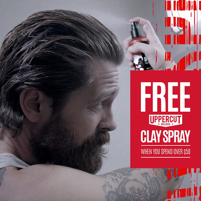 Uppercut Deluxe Clay Spray Promotion
