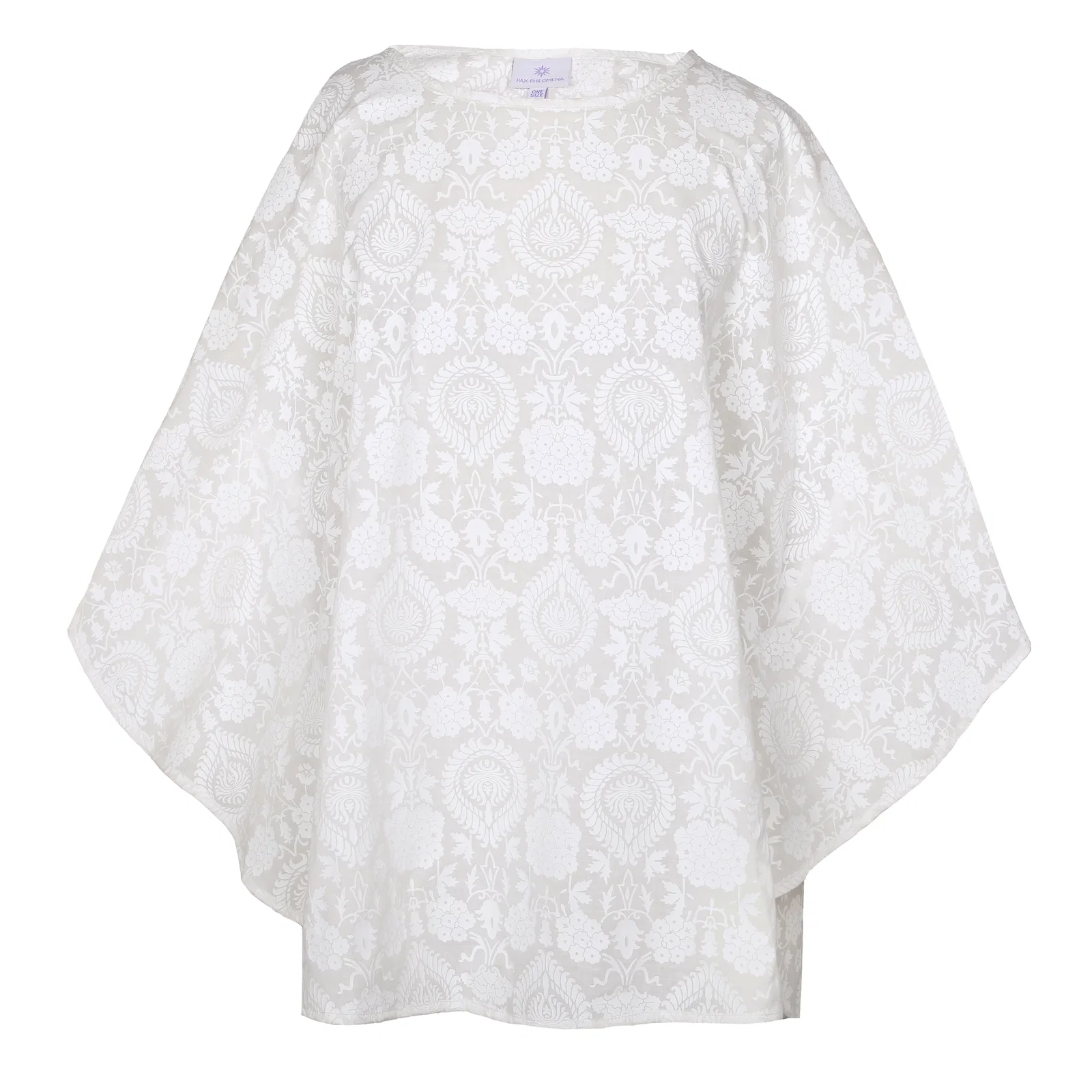 Image of Snow White Cotton Poncho