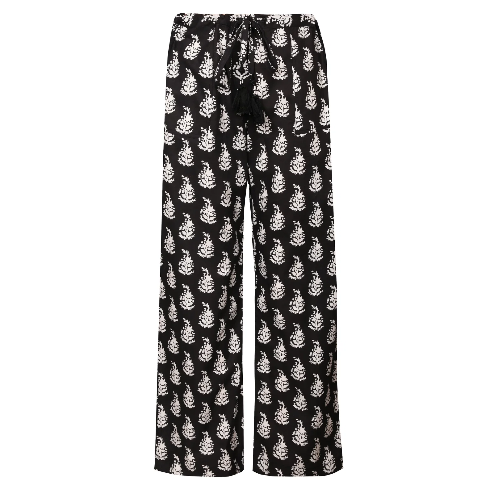 Image of Luisa Obsidian Cotton Lounge Pants