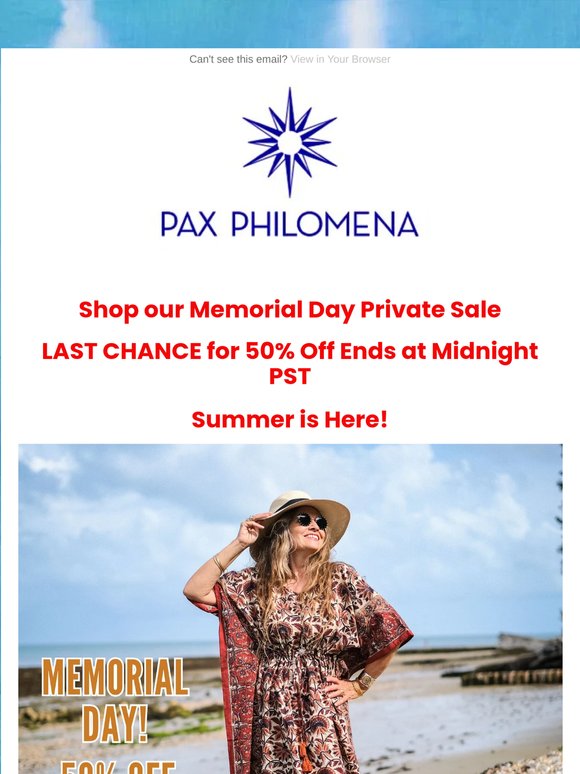 Last Chance 50% Off Ends at Midnight ⭐