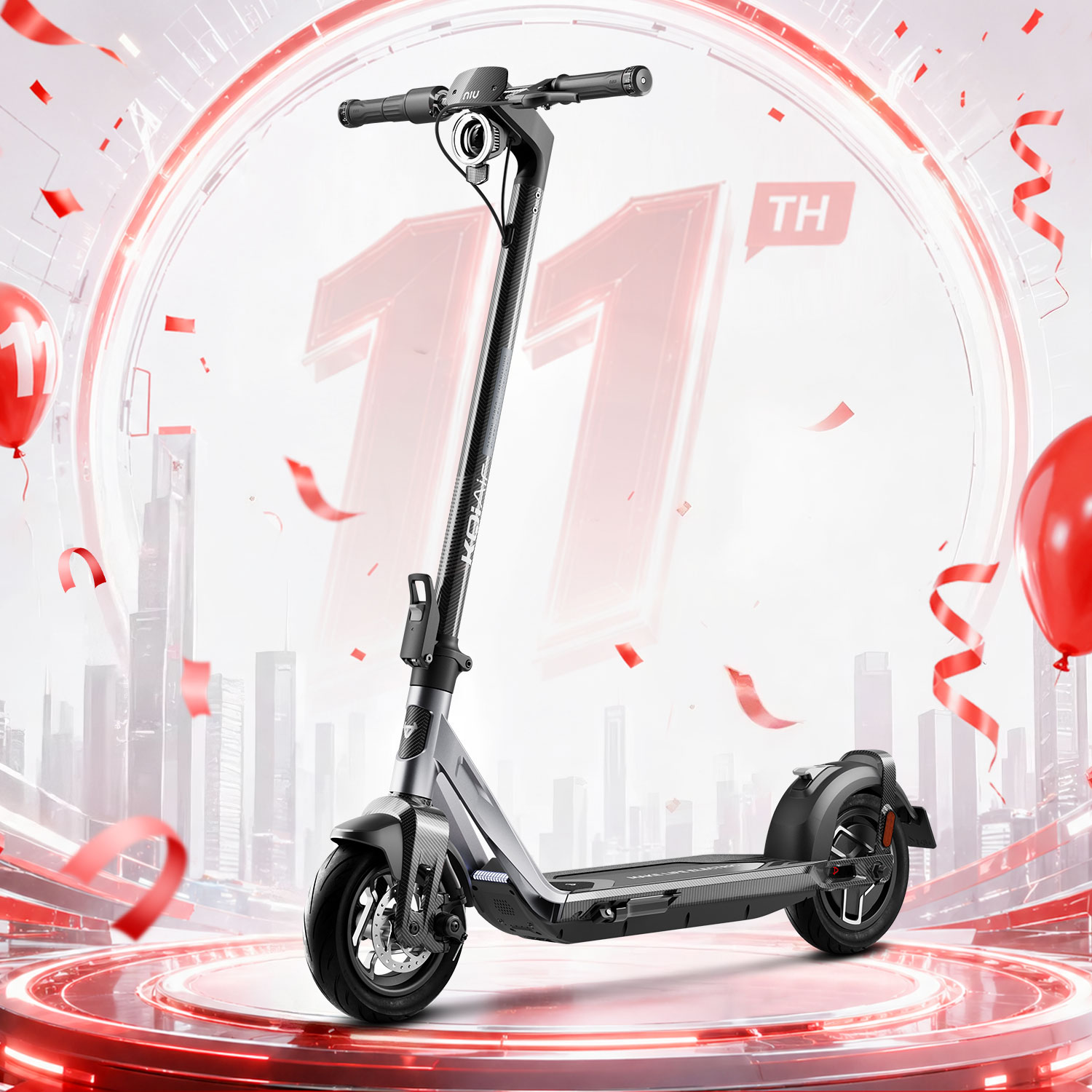 NIU KQi Air Lightweight Electric Scooter | Range 50km (EU version)