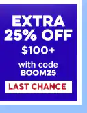 Extra 25% Off $100+ CLICK HERE