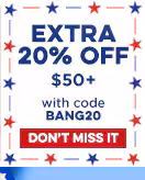 Extra 20% Off $50+ CLICK HERE