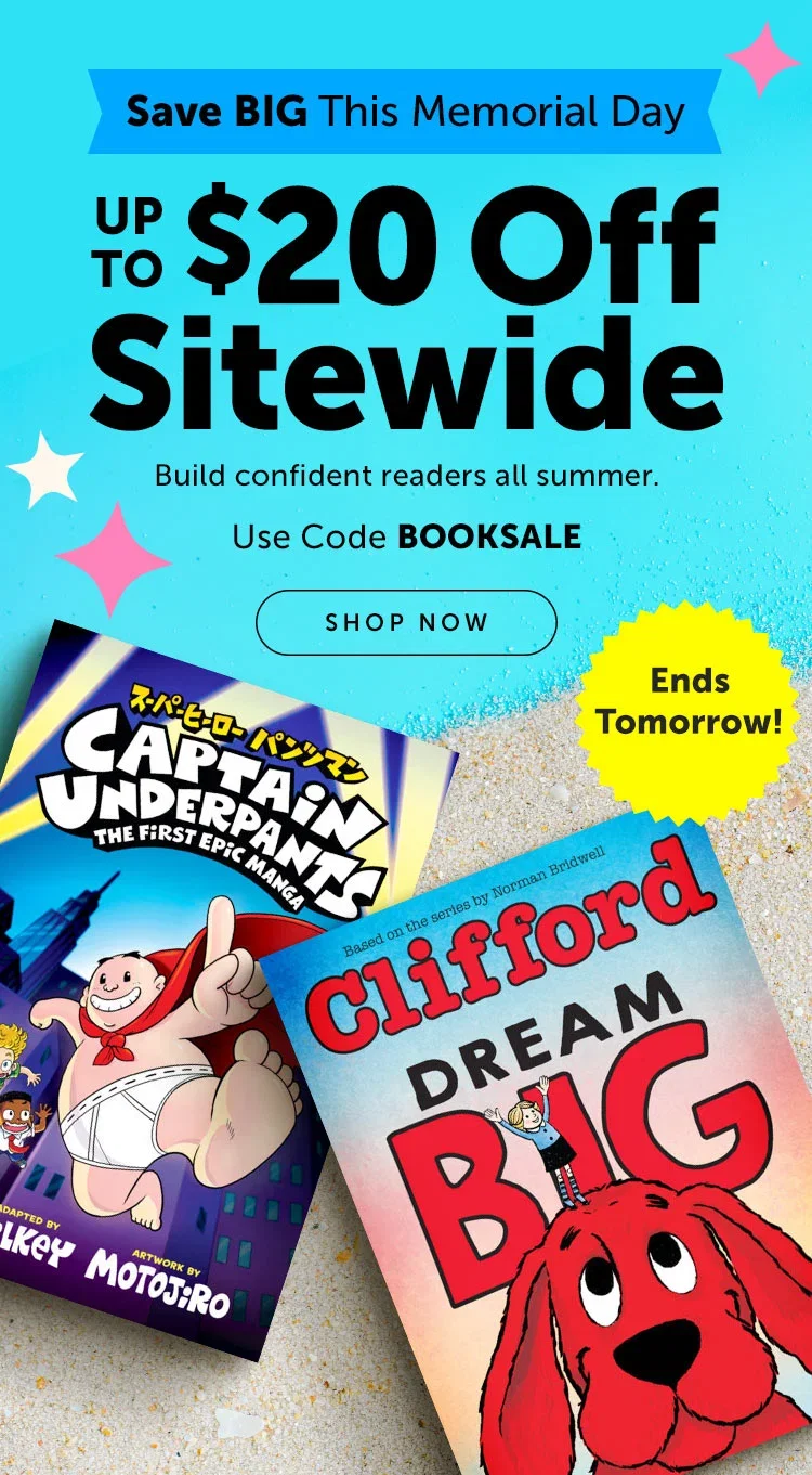 Save BIG This Memorial Day: Up to $20 Off Sitewide  Use Code BOOKSALE  Now Till 5/26  | SHOP NOW