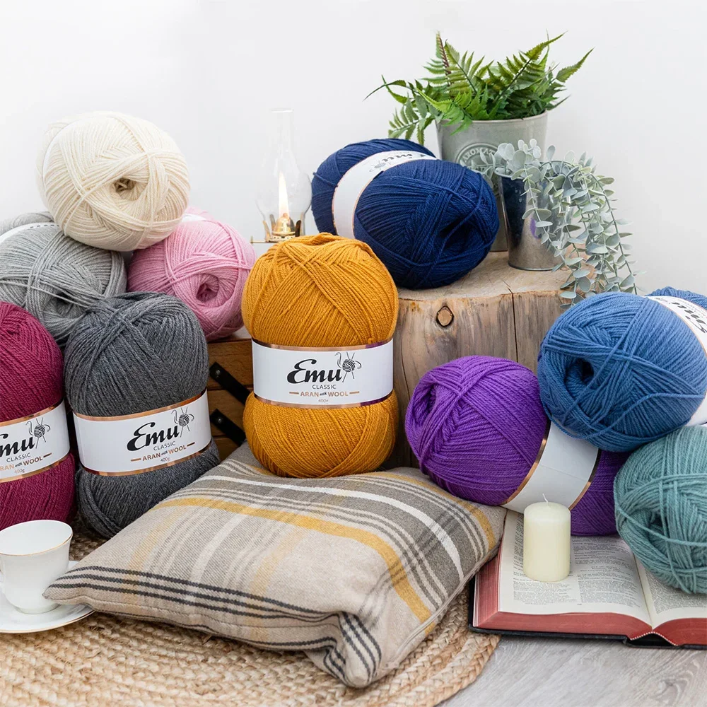 Image of Emu Classic Aran With Wool Yarn 400 grm Ball