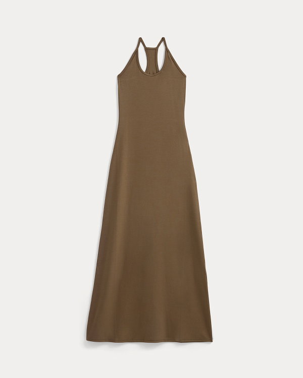 Image | Racerback Maxi Knit Dress | Beech