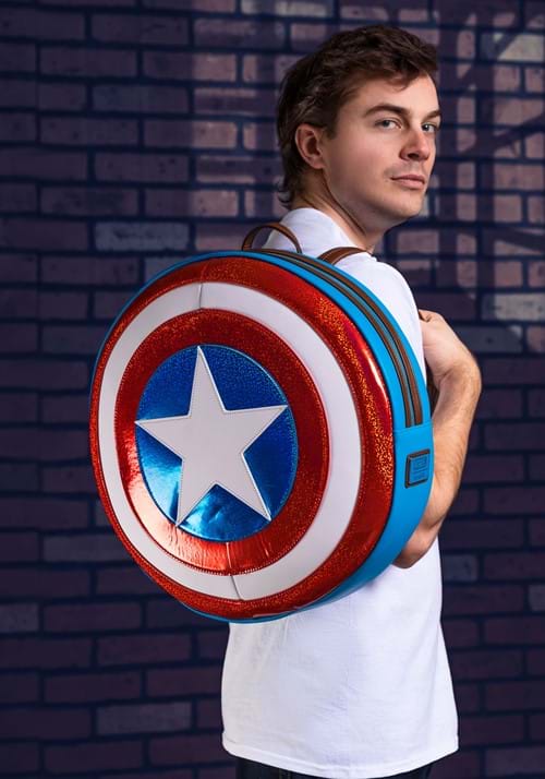 Marvel Captain America Shield Backpack by Loungefly
