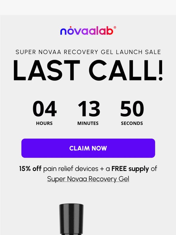 15% off + free gift is about to end