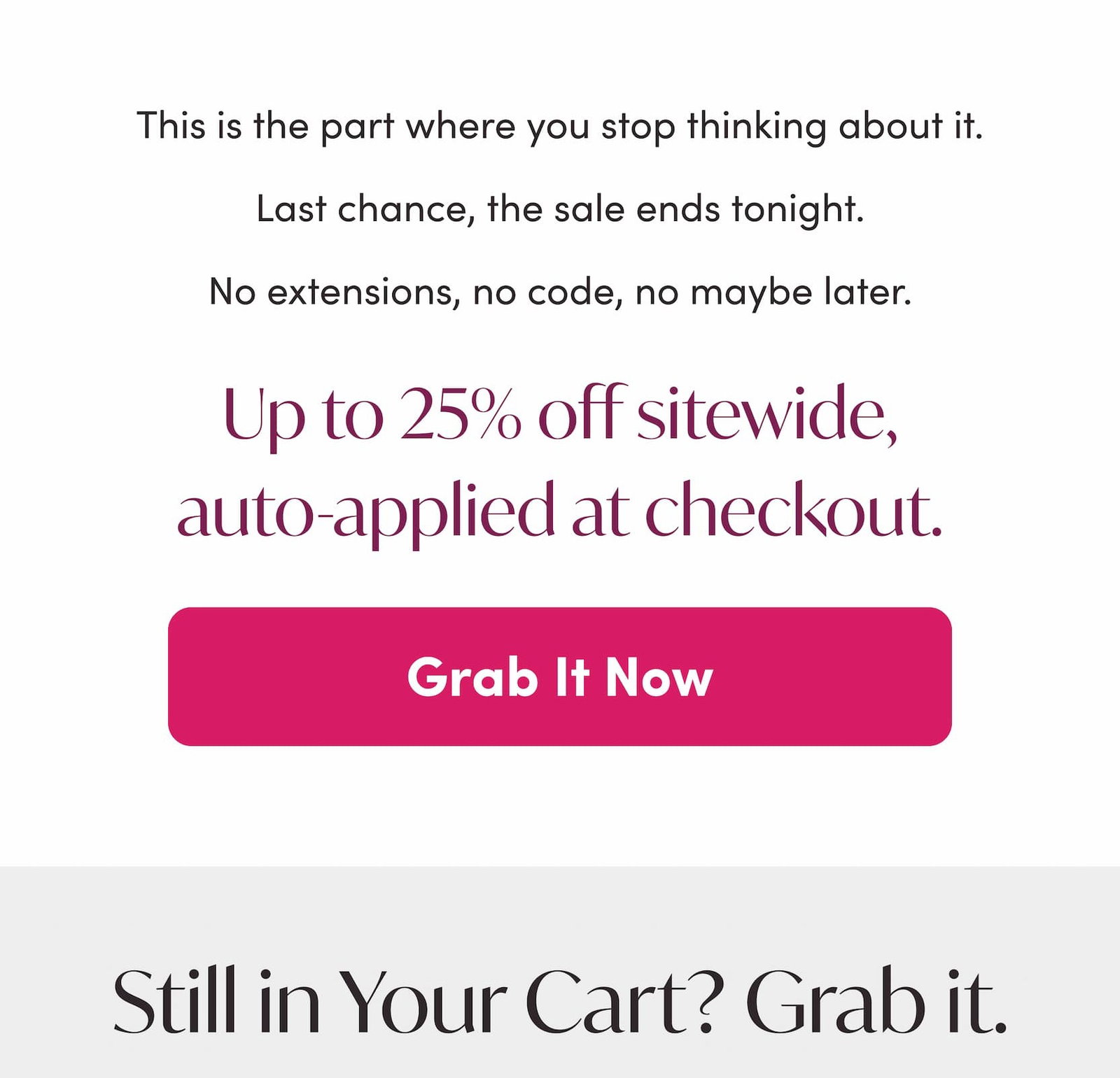Grab it now