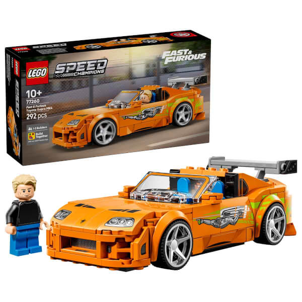 LEGO Speed Champions Hızlı ve Öfkeli Toyota Supra MK4 77260 - 10 Yaş ve Üzeri Çocuklar için Yaratıcı Oyuncak Yapım Seti (292 Parça)
