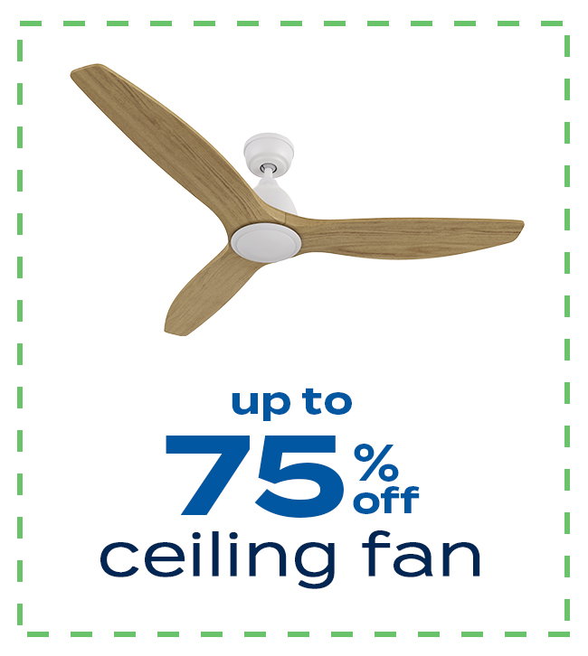 75% off on ceiling fans