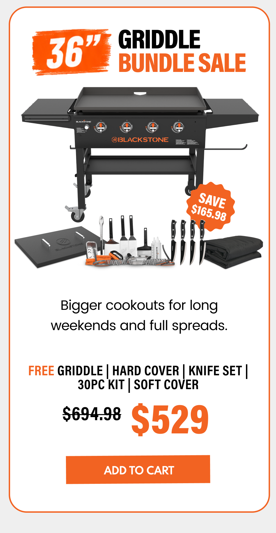36" Griddle Bundle