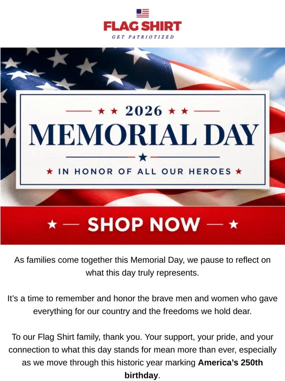 This Memorial Day