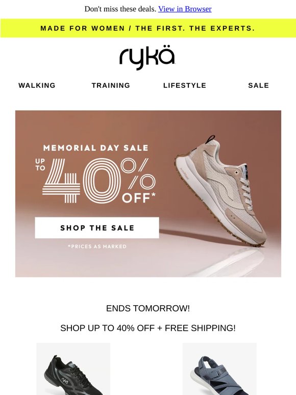 Ends Tomorrow: Up to 40% Off!