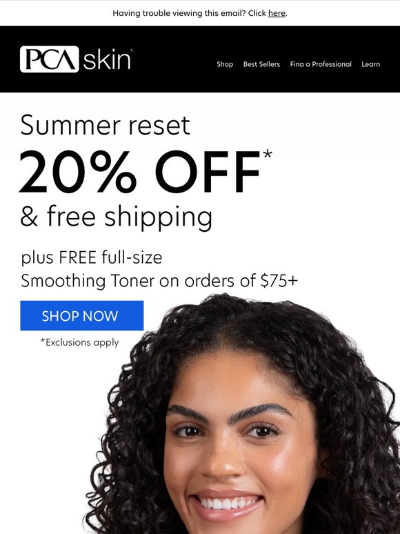 Final days: 20% OFF*. Free shipping. Free toner.