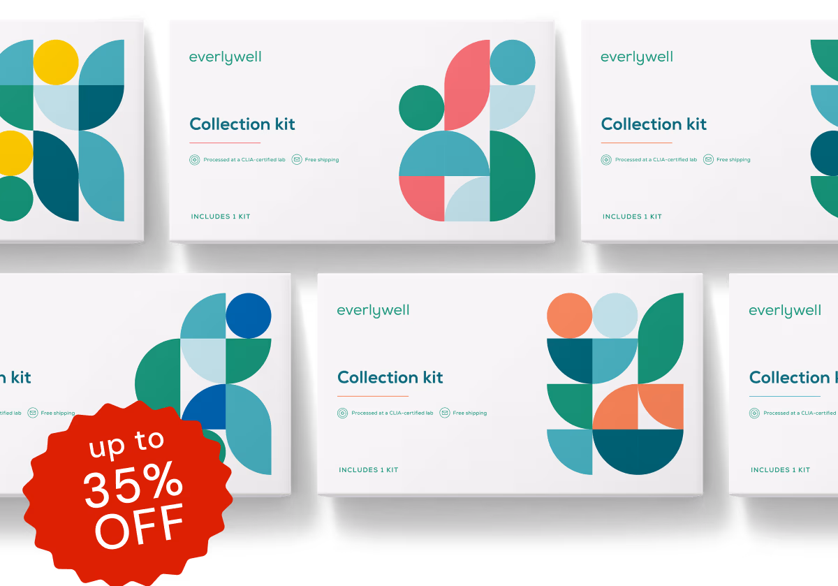 up to 35% off at-home lab tests