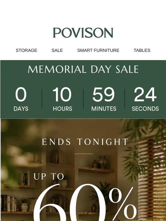 Final Hours: Up to 60% Off Ends Tonight